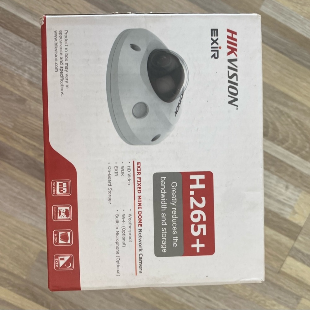 Hikvision 6MP AcuSense DS-2CD2566G2-IS Mini Dome IP Camera Built-In Mic Audio